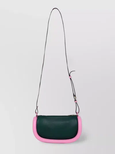 Jw Anderson Leather Shoulder Bag Two-tone Design