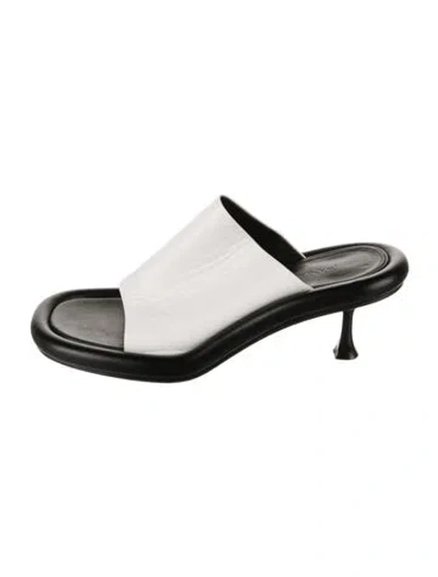 Pre-owned Jw Anderson Leather Slides In Multi