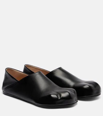 JW ANDERSON LEATHER SLIP-ON SHOES