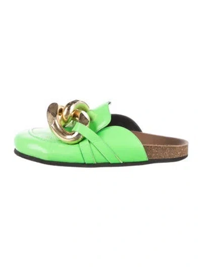 Pre-owned Jw Anderson Leather Slippers In Multi