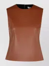 Jw Anderson Leather Tank Top Seam Detailing