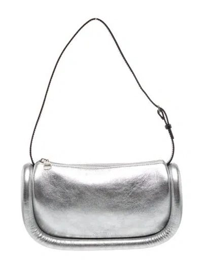 Pre-owned Jw Anderson Leather Top Handle Bag In Silver