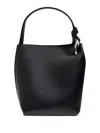 Jw Anderson Borsa A Secchiello In Pelle Nera  Donna In Black