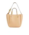 Jw Anderson Chain-detail Leather Tote In Nude