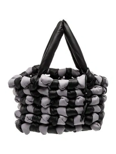 Pre-owned Jw Anderson Leather Tote W/ Tags In Black