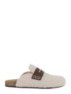Jw Anderson Leather-trimmed Wool Loafers