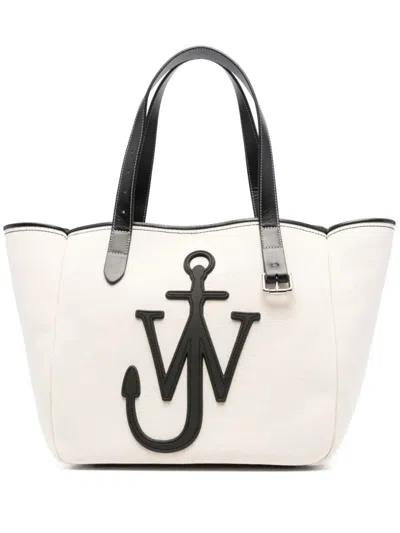 JW ANDERSON LIGHT BEIGE BELT TOTE BAG