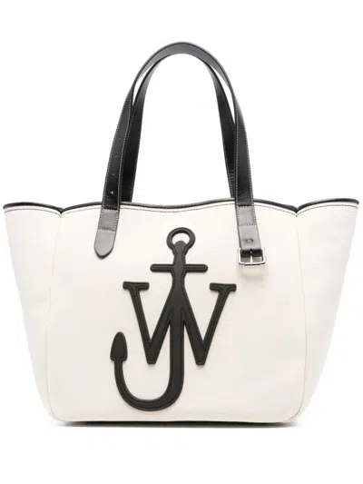 Jw Anderson J.w. Anderson Light Beige Belt Tote Bag In Neutrals