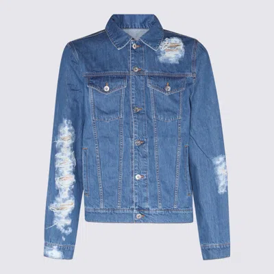 Jw Anderson Light Blue Cotton Jeans