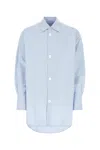 Jw Anderson Light Blue Oxford Oversize Shirt