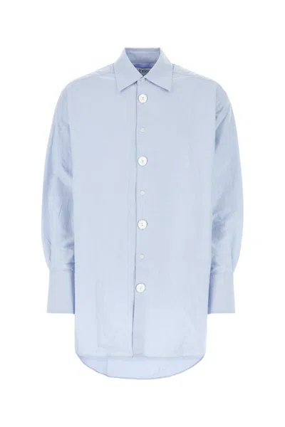 JW ANDERSON LIGHT BLUE OXFORD OVERSIZE SHIRT
