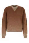 Jw Anderson Brown Gradient Sweater In Chocolate Brown
