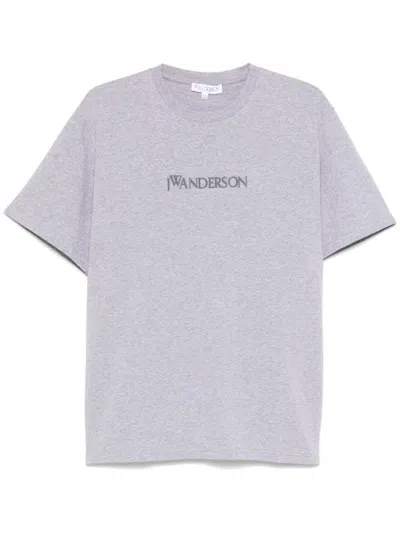 Jw Anderson Light Grey Short Sleeve T-shirt