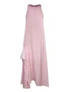 Jw Anderson Vestido Largo In Pink