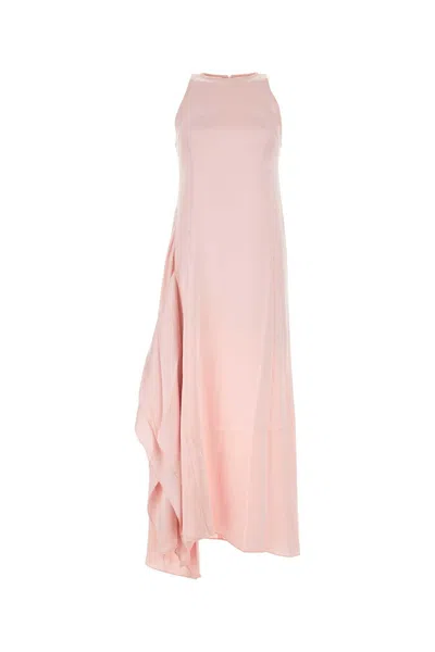 Jw Anderson Light Pink Satin Dress