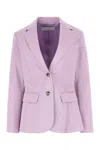 Jw Anderson Light Purple Single Breasted Blazer In Purple