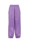 Jw Anderson Light Purple Viscose And Acetate Pant