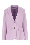 Jw Anderson Light Purple Single Breasted Blazer