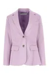 Jw Anderson Light Purple Single Breasted Blazer
