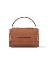 Jw Anderson Loafer Leather Shoulder Bag In Brown