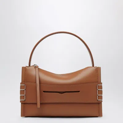 JW ANDERSON JW ANDERSON LOAFER BAG IN CALF LEATHER, TAN