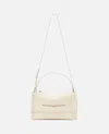 Jw Anderson J.w. Anderson White Structured Shoulder Bag In White