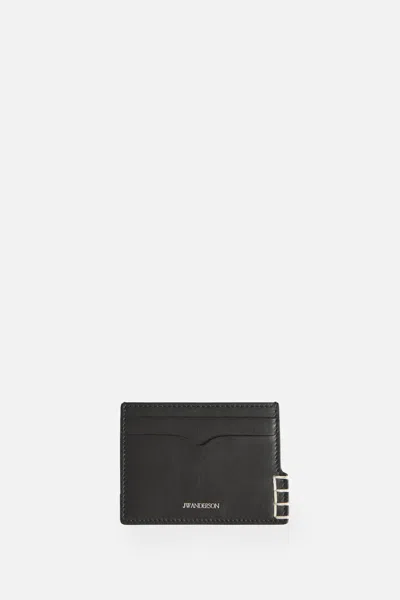 Jw Anderson Loafer Card Holder In Black