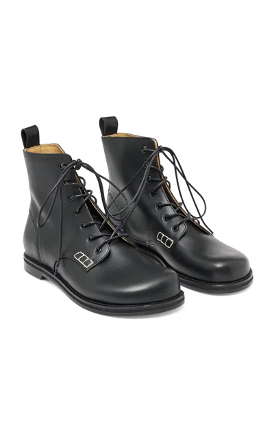 Jw Anderson Loafer Lace-up Leather Boots