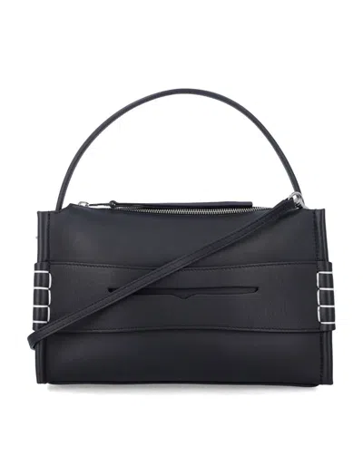 Jw Anderson Loafer Medium Calf Leather Crossbody Bag In Black