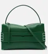 Jw Anderson Penny Loafer Leather Crossbody Bag In Green