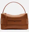Jw Anderson Small Loafer Crossbody Bag Adjustable Strap In Brown