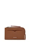 Jw Anderson Loafer Leather Wallet In Brown