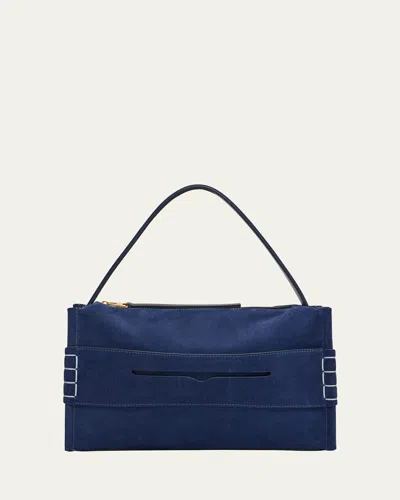 Jw Anderson Loafer Medium Heavy Suede Crossbody Bag