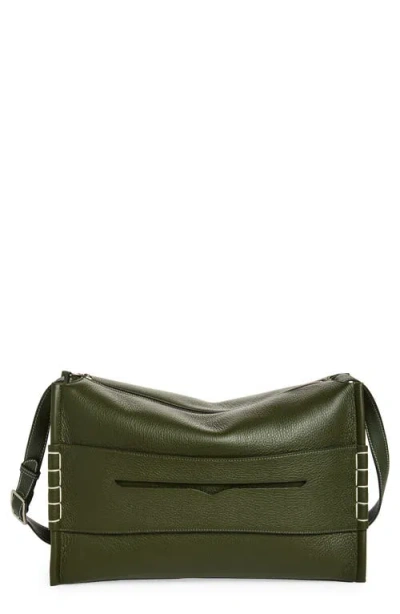 Jw Anderson Loafer Messenger Bag In Green