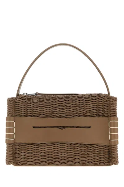 Jw Anderson Loafer Shoulder Bag In Taupe