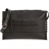 Jw Anderson Loafer Suede Messenger Bag In Black