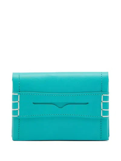Jw Anderson Loafer Wallet In Blue