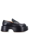Jw Anderson Platform Loafers In Black