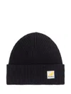 Jw Anderson Logo Beanie In Black