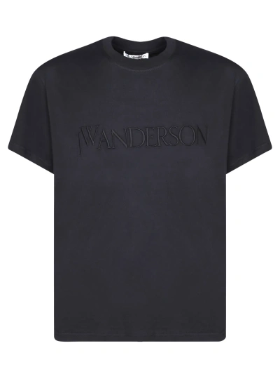Jw Anderson Logo Black T-shirt