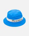 Jw Anderson Logo Bucket Hat In Sky Blue