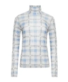 Jw Anderson J. W. Anderson Fitted Turtleneck With All-over Logo Print In White