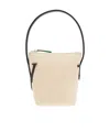 Jw Anderson Anchor Chenille Mini Top Handle Bag In Nude