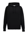 Jw Anderson Logo-embroidered Cotton Hoodie In Black