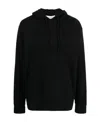 Jw Anderson Logo Embroidered Hoodie In Black