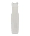 Jw Anderson J.w. Anderson Anchor Embroidery Twisted Strap Dress In White