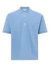 Jw Anderson Lapel Short Sleeve Polo Shirt In Blue