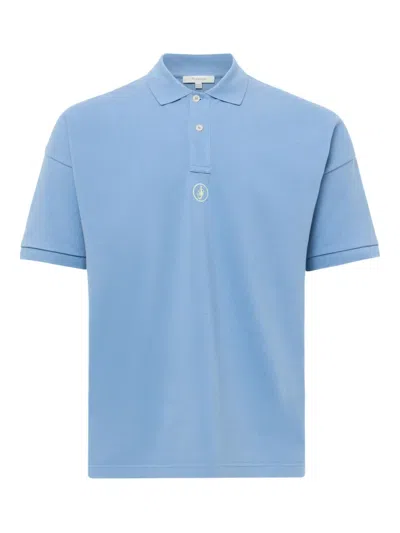 JW ANDERSON LOGO-EMBROIDERED POLO SHIRT