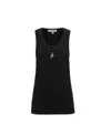 Jw Anderson J.w.anderson 'anchor Embroidery' Top In Black