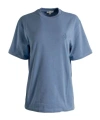 Jw Anderson Logo-embroidered Short-sleeve T-shirt In Blue